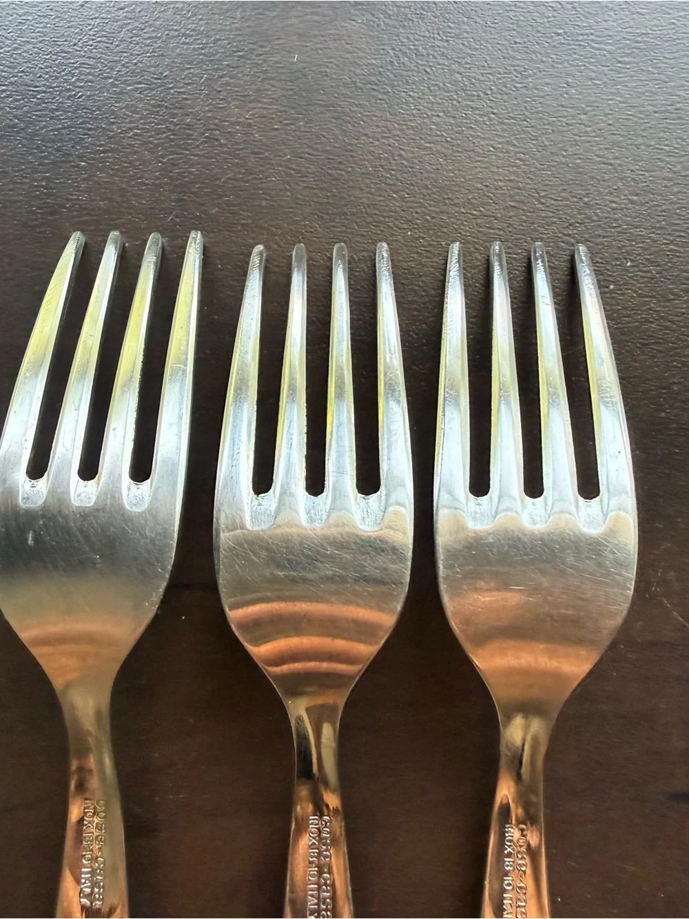 vintage cose-casa Inox 18-10  Italy Flatware  3 fork 2 knife 3 Spoon blue Set